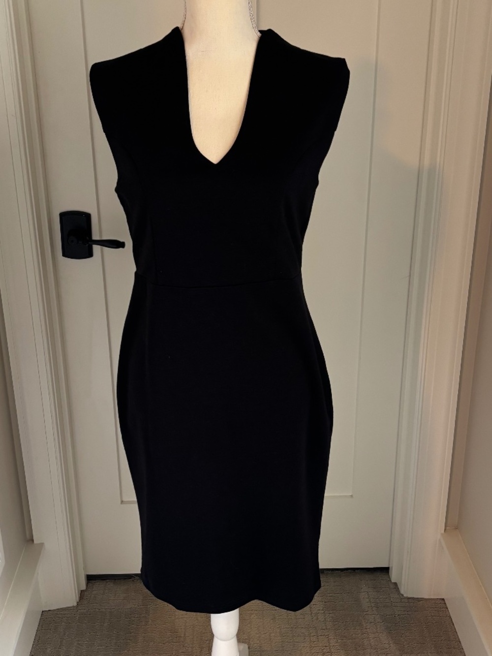 She + Sky Sleeveless Black Dress